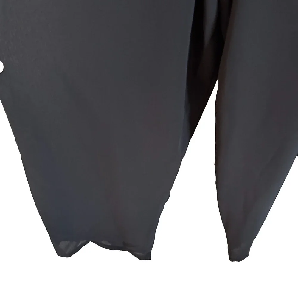 Westbound Beach Swim Coverup Pool Pants Womens Small Black Sheer Elegant Classy